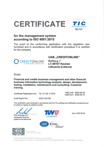 ISO 9001 and ISO/IEC 27001